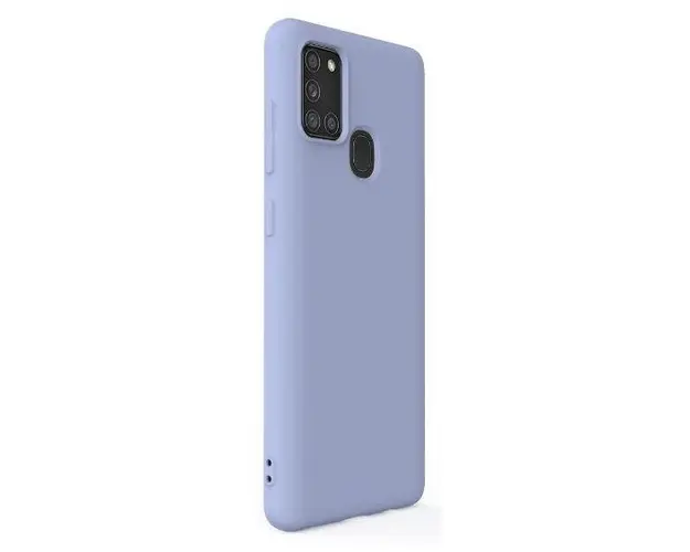 Protectie Spate Lemontti Soft Slim LEMSSA21SLG pentru Samsung Galaxy A21s (Mov)