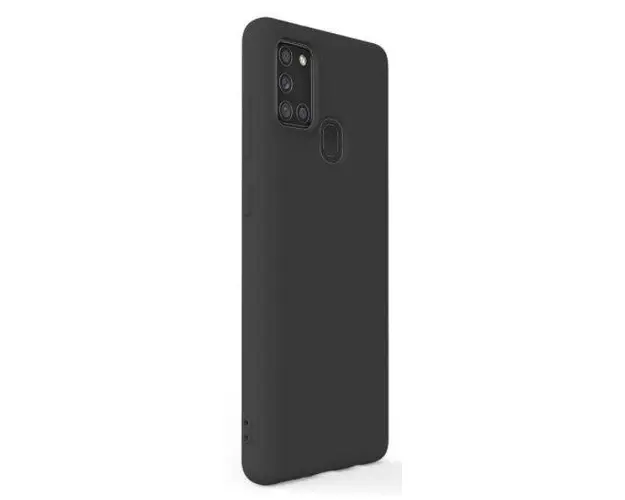 Protectie Spate Lemontti Soft Slim LEMSSA21SBK pentru Samsung Galaxy A21s (Negru)