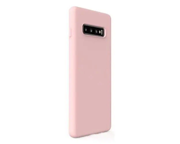 Protectie Spate Lemontti Soft Slim LEMSSS10PS pentru Samsung Galaxy S10 (Roz)