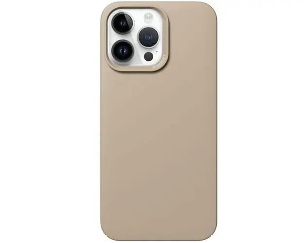 Protectie Spate Nudient Thin pentru Apple iPhone 14 Pro Max (Crem)