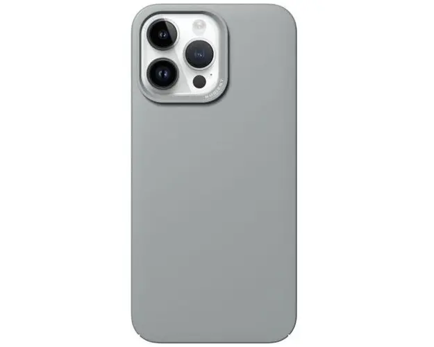 Protectie Spate Nudient Thin pentru Apple iPhone 14 Pro Max (Gri)