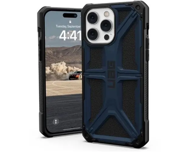 Protectie spate UAG Monarch Mallard pentru Apple iPhone 14 Pro Max, Magsafe (Negru)