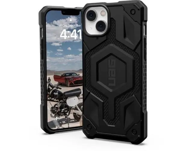 Protectie spate UAG Monarch Pro Magsafe pentru Apple iPhone 14 Plus (Negru)
