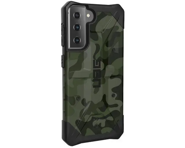 Protectie Spate UAG Pathfinder Series 212817117271 pentru Samsung Galaxy S21 / S21 5G (Negru/Verde)