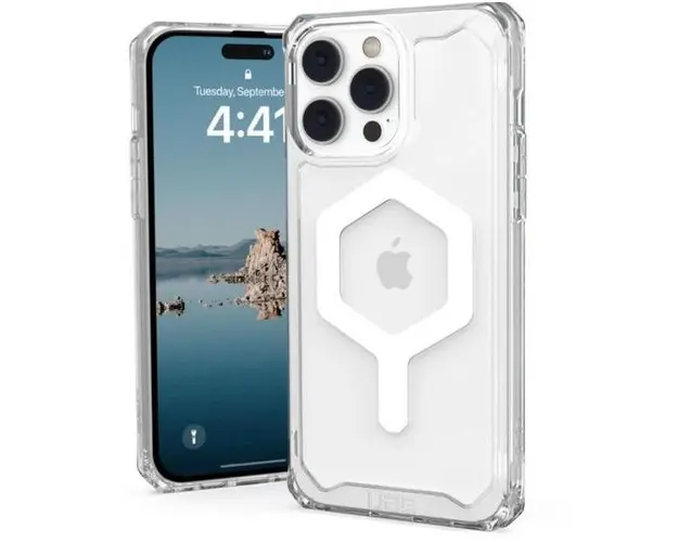 Protectie Spate UAG Plyo MagSafe Series pentru Apple iPhone 14 Pro Max (Transparent)