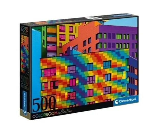 Puzzle Clementoni Colorboom - Squares, 500 piese
