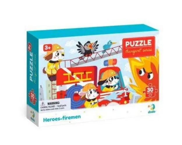 Puzzle - Eroii pompieri (30 piese)