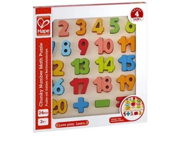 Puzzle Matematica Chunky, 24 piese