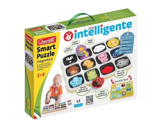Smart Puzzle Quercetti Primele culori si cuvinte