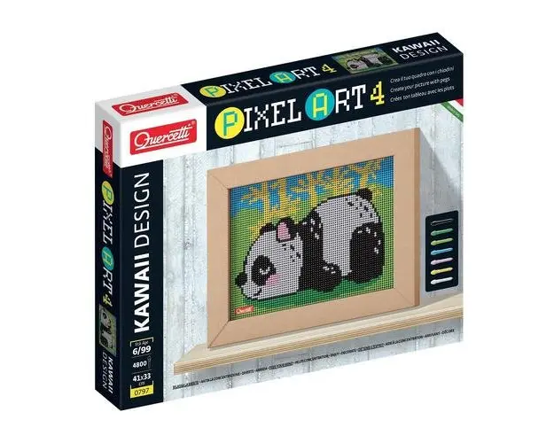 Joc Quercetti Pixel Art Kawaii 4 planse Design Panda