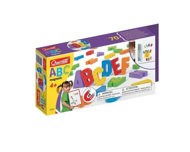Quercetti Set 48 Litere Magnetice Mari