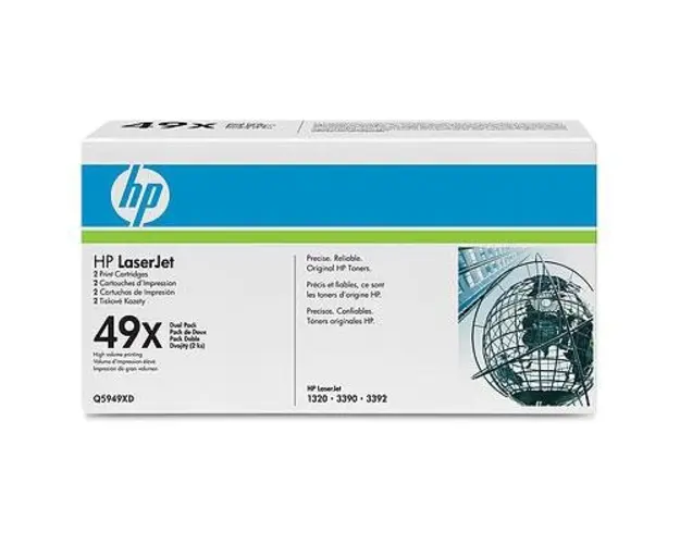 Toner HP Q5949XD (Negru - pachet dublu)