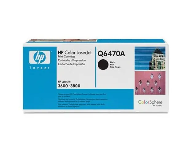 Toner HP Q6470A (Negru)