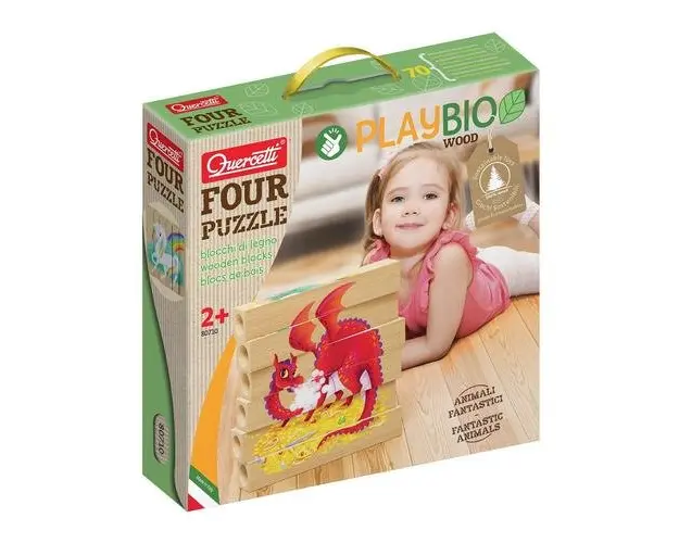 Puzzle Quercetti Animale Fantastice Bio