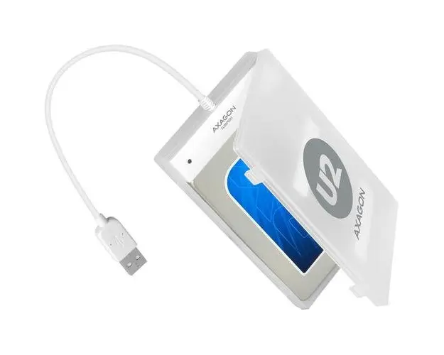 Rack HDD/SSD Axagon ADSA-1S, USB 2.0, 2.5inch SATA, 3 Gbit/s (Alb)