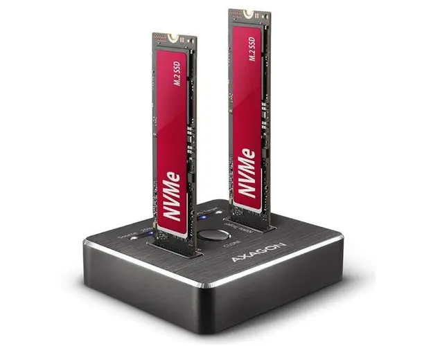 HDD Rack ADSA-M2C, USB 3.1 - 2 x M.2, Docking Station (Negru)