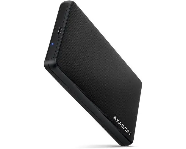 Rack HDD/SSD AXAGON EE25-SLC, USB-C 3.2 Gen1, SATA 6G 2.5inch, SLIDE box (Negru)