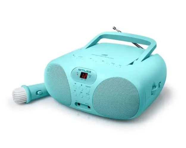 Microsistem Audio Muse MD-203 KP LED, FM (Albastru)