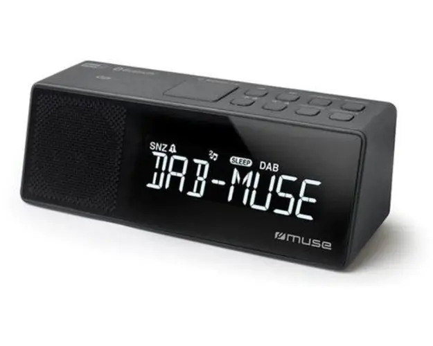 Radio cu ceas MUSE M-172 DBT, DAB / DAB+ / FM RDS cu incarcare USB, bluetooth, jack (Negru)