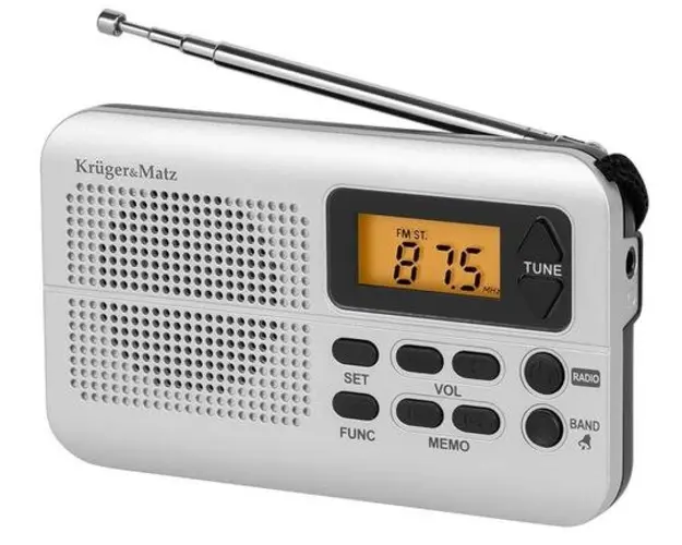 Radio Portabil Kruger&Matz KM0819 (Argintiu)