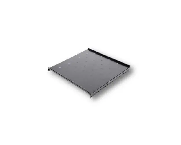 Raft fix 19inch DATEUP RAL 7035, 1U, 300mm, fixare fata in 2 puncte, sarcina 30kg