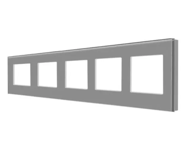 Rama Cvintupla LUXION Din Sticla (Gri)