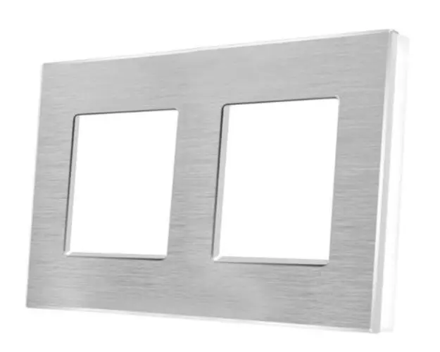 Rama Dubla din Aluminiu LUXION (Alb)