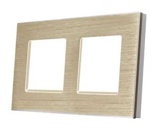 Rama Dubla din Aluminiu LUXION (Auriu)