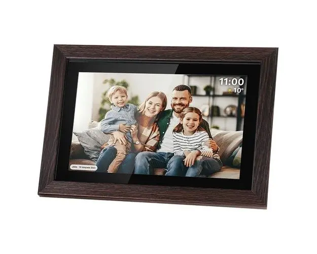 Rama foto digitala Kruger&Matz Frameo KM1102, Ecran tactil IPS 10.1inch, Wi-Fi (Maro)