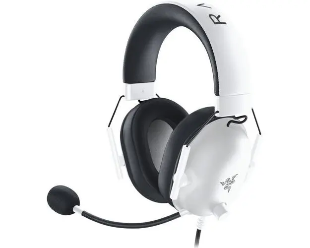 Casti Gaming Razer BlackShark V2 X, Microfon, Jack 3.5 mm (Alb)