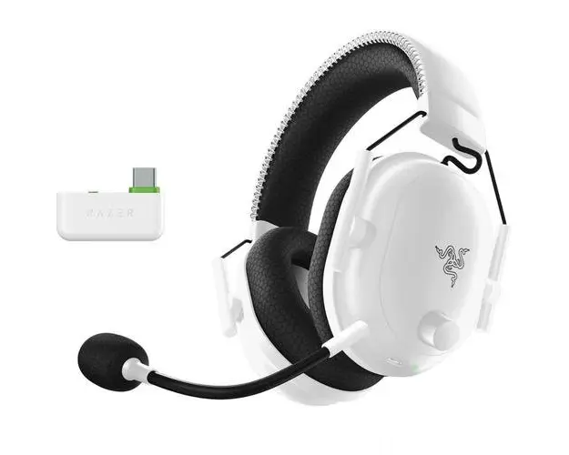 Casti Gaming Wireless Razer BlackShark V2 Pro Xbox, Bluetooth, Over-Ear, Microfon, Anulare zgomot pasiv (Alb)