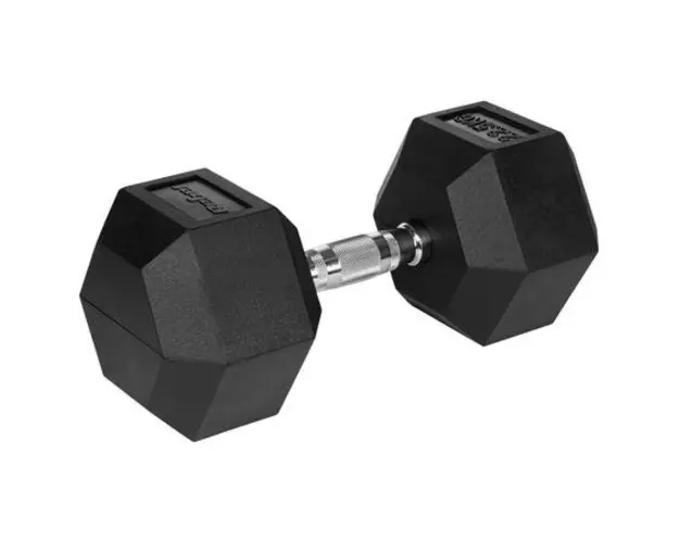 Gantere REBEL ACTIV RBA-2325-22.5, Fonta cauciucata, 22.5kg 