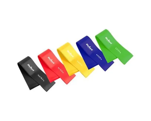 Set 5 benzi elastice REBEL ACTIVE MINI BAND, latex, 2-18KG