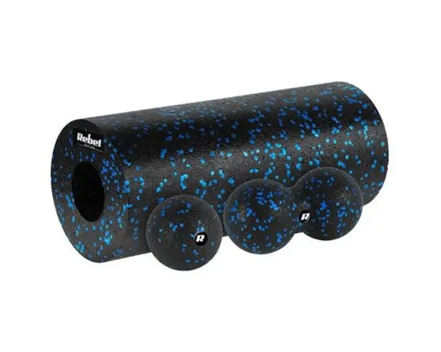 Set rola masaj + minge + duoball REBEL ACTIVE RBA-3054-S3, material EPP