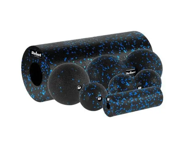 Set dublu rola masaj + minge + duoball REBEL ACTIVE RBA-3054-S6, material EPP
