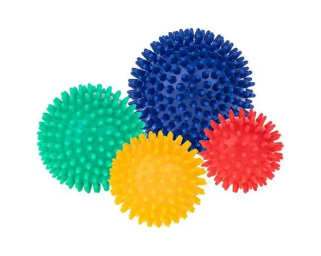 Set 4 mingi senzoriale masaj REBEL ACTIVE RBA-3059, PVC