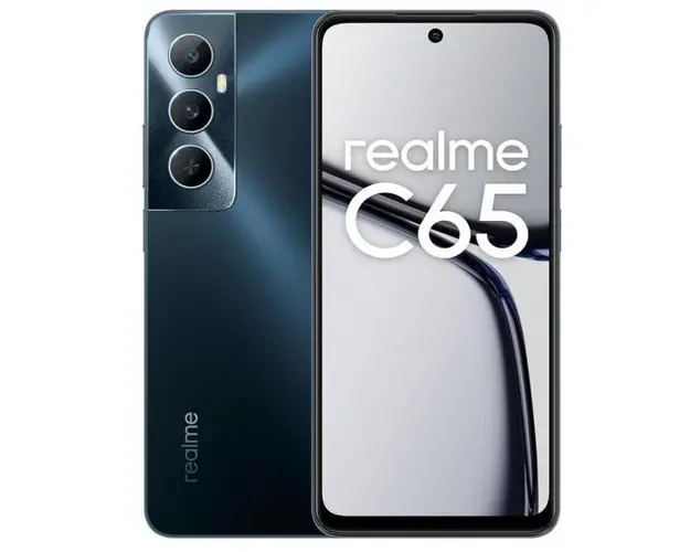 Telefon Mobil Realme C65, Procesor Mediatek Helio G85 Octa Core, IPS LCD 6.67inch, 8GB RAM, 256GB Flash, Camera Duala 50 + 2 MP, Wi-Fi, 4G, Dual SIM, Android (Negru)