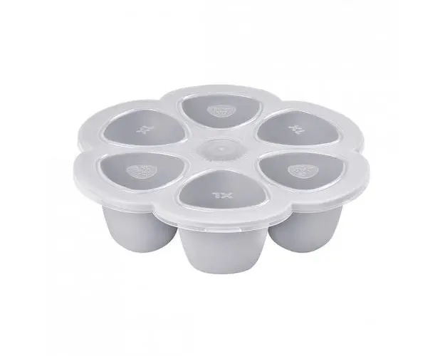Recipient ermetic silicon multiportii 6x150 ml Beaba Light Mist