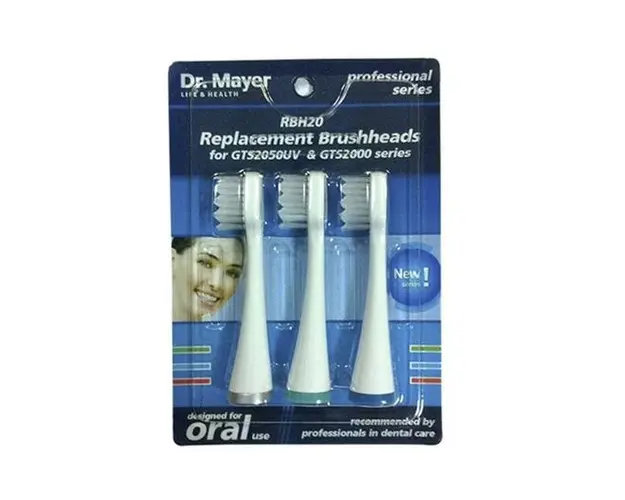 Rezerva periuta de dinti electrica Dr. Mayer RBH20, compatibila cu GTS2000,GTS2050UV, 3 buc