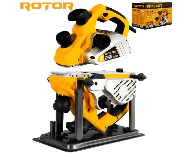 Rindea electrica Rotor REP900 850 W,16000 rot/min, suprafata de lucru 82 x 3 mm (Galben/Negru)
