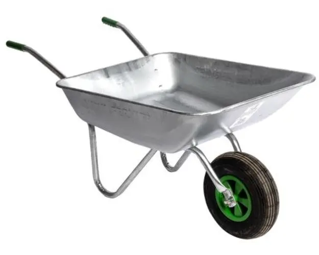 Roaba metalica Micul Fermier 80L cuva otel zincat G01