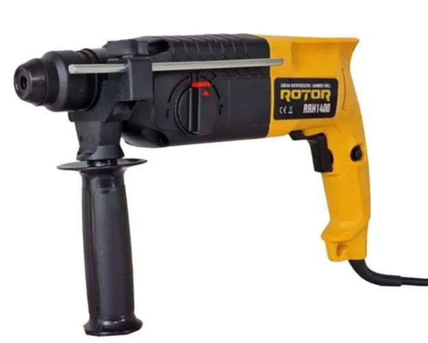 Ciocan rotopercutor ROTOR RRH1400, 1400W, 2.6 J (Negru/Galben)