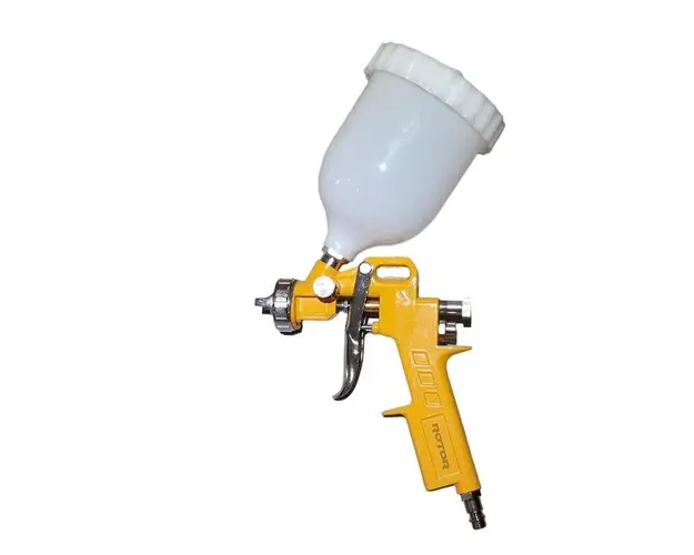 Pistol vopsea plastic ROTOR 990GA, compresor, rezervor
