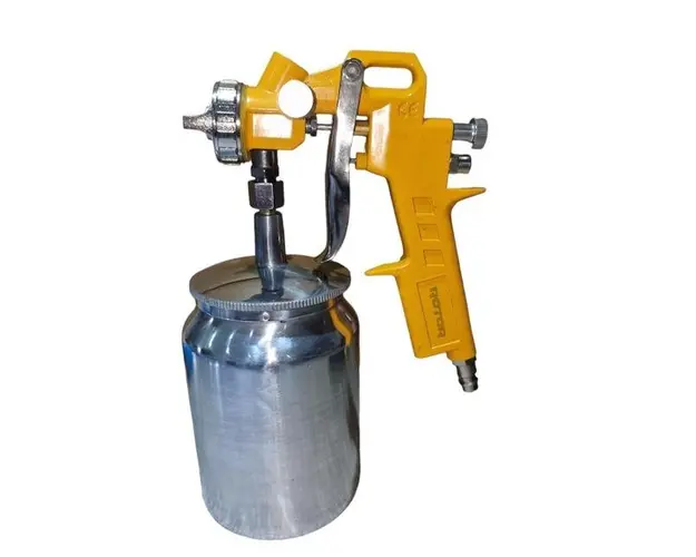 Pistol vopsea metal ROTOR 990SA, compresor, rezervor metalic