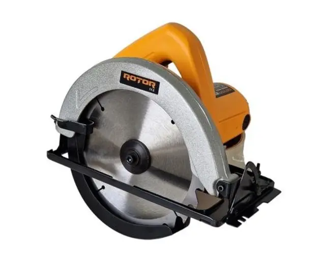 Fierastrau circular ROTOR RCC1100, 1100 W, 4500 RPM, diametru disc 185 mm