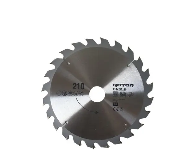 Disc de taiat lemnul ROTOR 210X30 24T