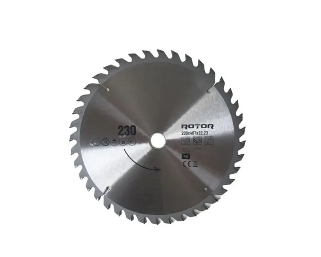 Disc de taiat lemnul ROTOR 230X22.23 40T