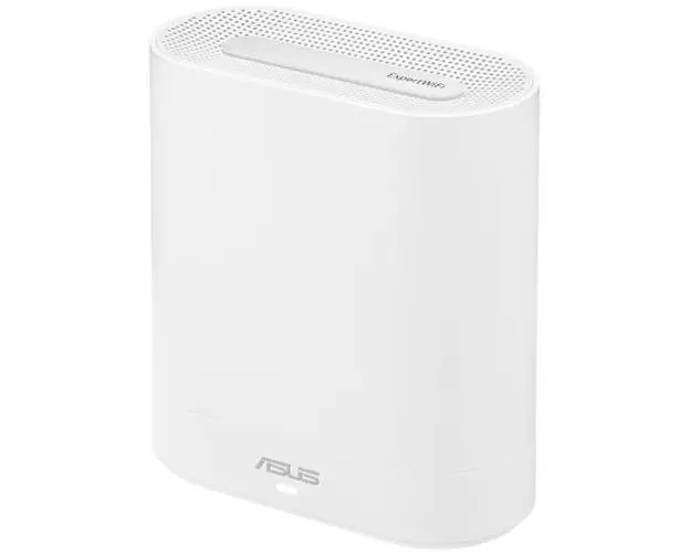 Router Mesh Business Wireless ASUS ExpertWiFi EBM68 1PK, AX7800, Tri-Band, Quad-Core 1.7GHz CPU, 256MB/1GB Flash/RAM, 2.5G port, OFDMA, Beamforming, 8 SSIDs, guest portal customizat, Commercial-Grade Network Security & VPN, AiMesh, montare perete