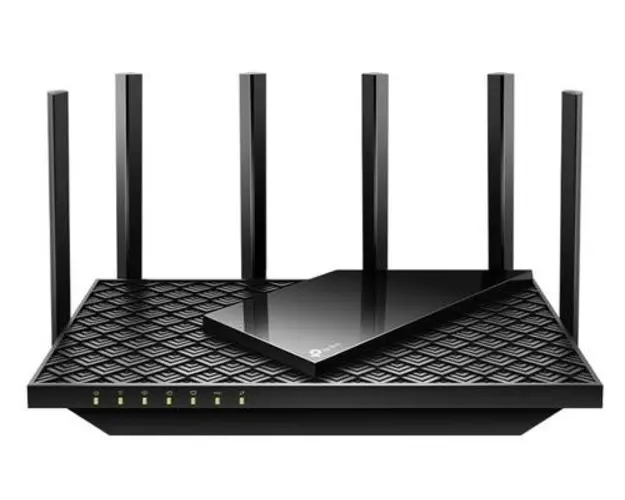 Router Wireless TP-Link Archer AX72 Pro, AX5400, Wi-Fi 6, Dual-Band, Gigabit, 6 Antene externe (Negru)