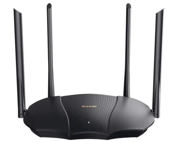 Router Wireless Tenda RX9 PRO, Gigabit, Dual-Band, AX3000, Wi-Fi 6, 4 Antene Extene (Negru)